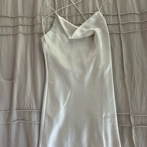 Silk White Slip Dress